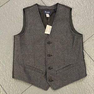Children’s Place Button up Vest Size L 10/12